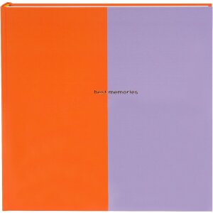 Goldbuch Album photo Coloration orange/lilas 30x31 cm 60...