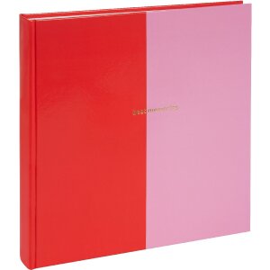 Goldbuch album photo Coloration rouge/rose 30x31 cm 60 pages avec pergamine