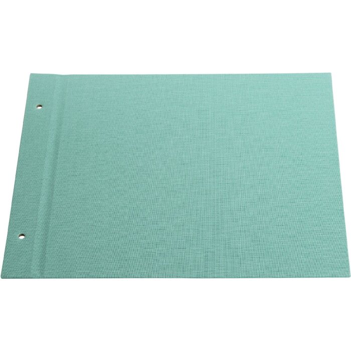 Goldbuch Couverture dalbum Bella Vista aqua 30x25 cm lin