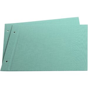 Goldbuch Couverture dalbum Bella Vista aqua 30x25 cm lin