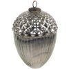 Clayre & Eef 6GL4540L Boule de Noël argentée Ø 10x15 cm