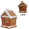 Clayre & Eef 6PR4341 Décoration Maison en pain dépices avec LED 11x9x13 cm