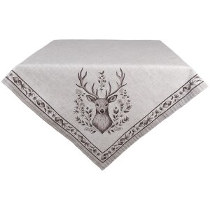 Clayre & Eef GTW01 Nappe motif cerf 100x100 cm