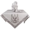 Clayre & Eef GTW01 Nappe motif cerf 100x100 cm