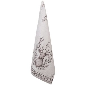 Clayre & Eef GTW42-1 Torchon de cuisine motif cerf...