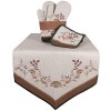 Clayre & Eef LFJ50 Panier à pain Ø 15x16 cm Motif champignon Marron Beige