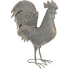 Clayre & Eef 6Y5612 Décoration Coq Gris 34x14x42 cm