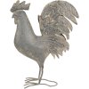 Clayre & Eef 6Y5612 Décoration Coq Gris 34x14x42 cm