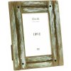 Deknudt S67UD1 cadre photo bois flotté blanc marron naturel 10,0x15,0 cm