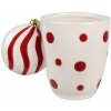 Clayre & Eef 6CEMU0162R Gobelet avec poignée boule de Noël 350 ml