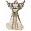 Clayre & Eef 6PR3958GG Ange figure décorative 15x10x24 cm