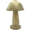 Clayre & Eef 6PR4156 Décoration champignon Ø 13x20 cm aspect bois naturel