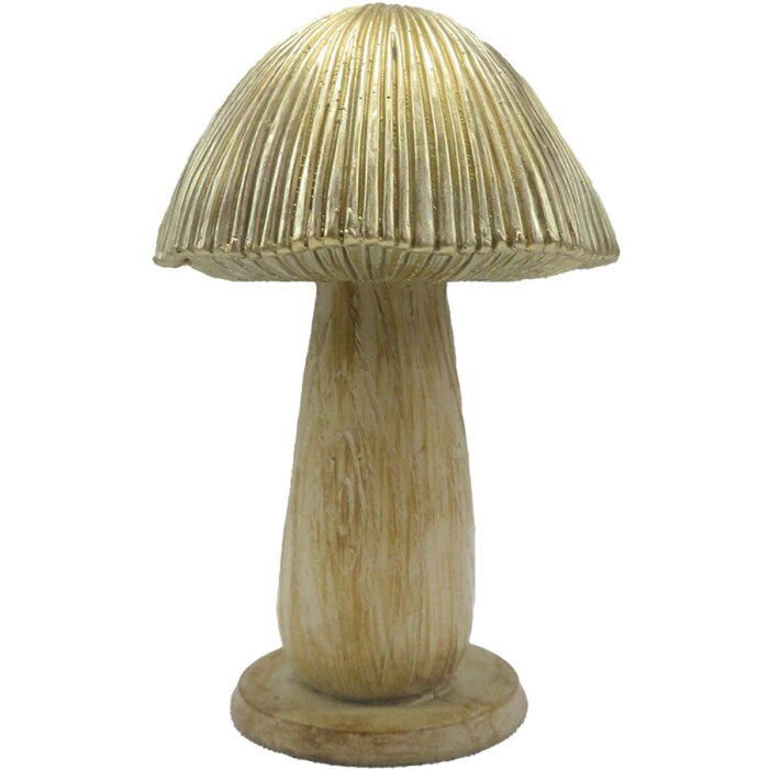 Clayre & Eef 6PR4158 Décoration Champignon Marron Ø 9x14 cm