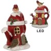 Clayre & Eef 6PR4174 LED Décoration Oiseaux sur arrosoir 13x10x16 cm