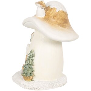 Clayre & Eef 6PR4186 Décoration champignon avec nains LED 13x12x15 cm