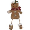 Clayre & Eef 6PR4196 Bonhomme de pain dépices set de décoration 2 pièces 7x2x9 cm