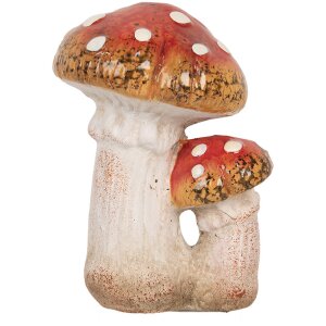 Clayre & Eef 6CE1752 Décoration champignons 8x8x12 cm