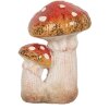 Clayre & Eef 6CE1752 Décoration champignons 8x8x12 cm