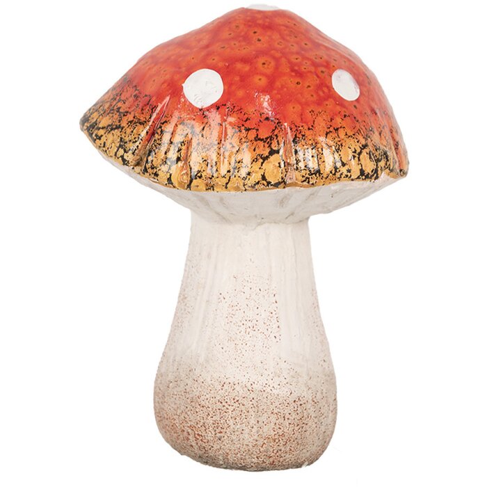 Clayre & Eef 6CE1754 Décoration champignon 9x8x12 cm