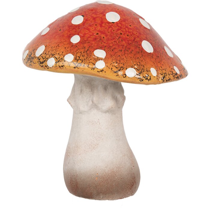 Clayre & Eef 6CE1755 Décoration champignon 18x17x21 cm