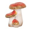 Clayre & Eef 6CE1756 Décoration champignons 10x9x12 cm