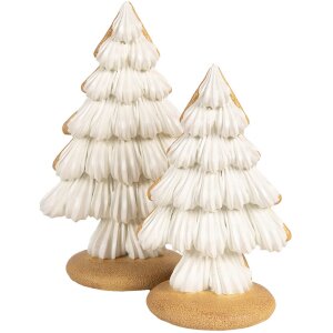 Clayre & Eef 6PR4242 Décoration Sapin de Noël 13x10x21 cm