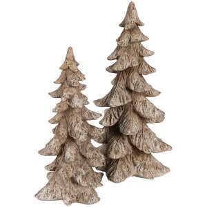 Clayre & Eef 6PR4291 Arbre décoratif style maison de campagne brun 19x18x36 cm