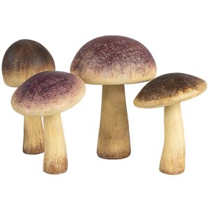 Clayre & Eef 6PR4329 Décoration champignon Ø 11x16 cm