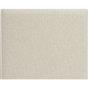 Goldbook Livre dor Summertime Beige 25x20 cm 100 pages Lin