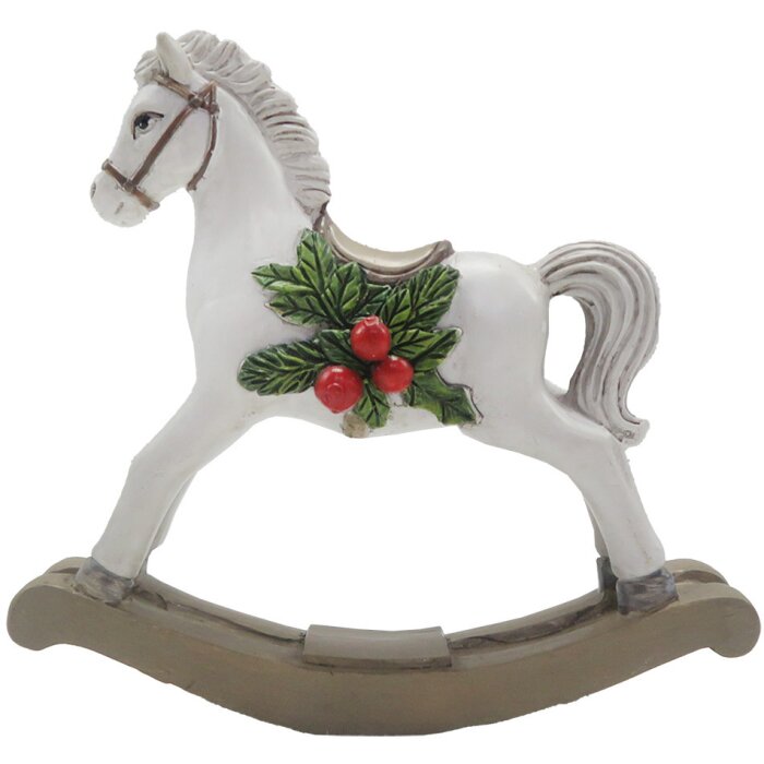 Clayre & Eef 6PR4172 Décoration Cheval à bascule 11x4x11 cm