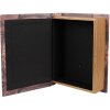 Clayre & Eef 65695 Set de 3 boîtes de rangement en bois marron 27x22x7 cm