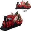 Clayre & Eef 6PR4178 Décoration Locomotive Père Noël LED 19x7x10 cm