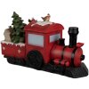 Clayre & Eef 6PR4178 Décoration Locomotive Père Noël LED 19x7x10 cm