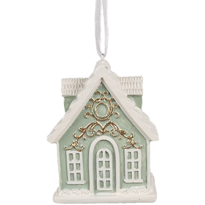 Clayre & Eef 6PR4214 Décoration Pendentif Maison 6x4x8 cm