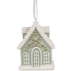 Clayre & Eef 6PR4214 Décoration Pendentif Maison 6x4x8 cm