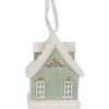 Clayre & Eef 6PR4214 Décoration Pendentif Maison 6x4x8 cm