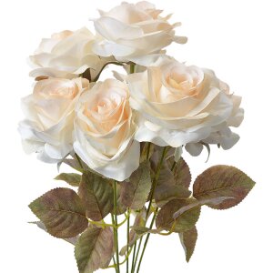 Clayre & Eef 6PL0308 Fleur artificielle Rose Blanc...