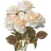 Clayre & Eef 6PL0308 Fleur artificielle Rose Blanc Vert 16x16x47 cm