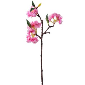 Clayre & Eef 6PL0315 Branche décorative avec fleurs roses 16x8x38 cm plastique