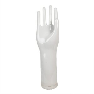 Clayre & Eef 6CEUN0013 Moule à gants Blanc Porcelaine Style antique