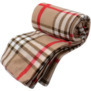 Clayre & Eef KT060.151 Plaid Beige Rouge Motif...