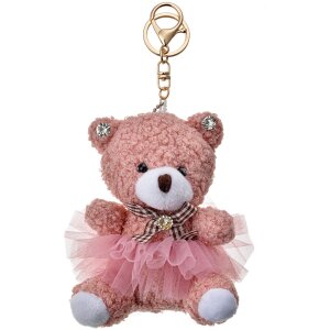 Clayre & Eef TW0605 Porte-clés Ours rose...