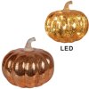 Clayre & Eef 6GL4649 Décoration Citrouille LED Ø 15x13 cm / 3xAAA