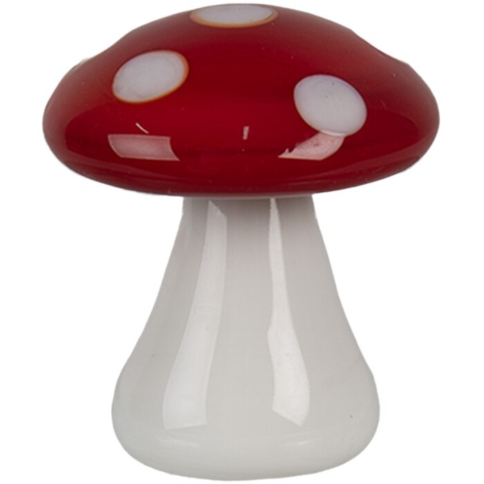 Clayre & Eef 6GL4674 Décoration champignon Ø 3x3 cm