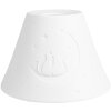 Clayre & Eef 6LAK0544 Abat-jour blanc Ø 15x10 cm Porcelaine motif chat