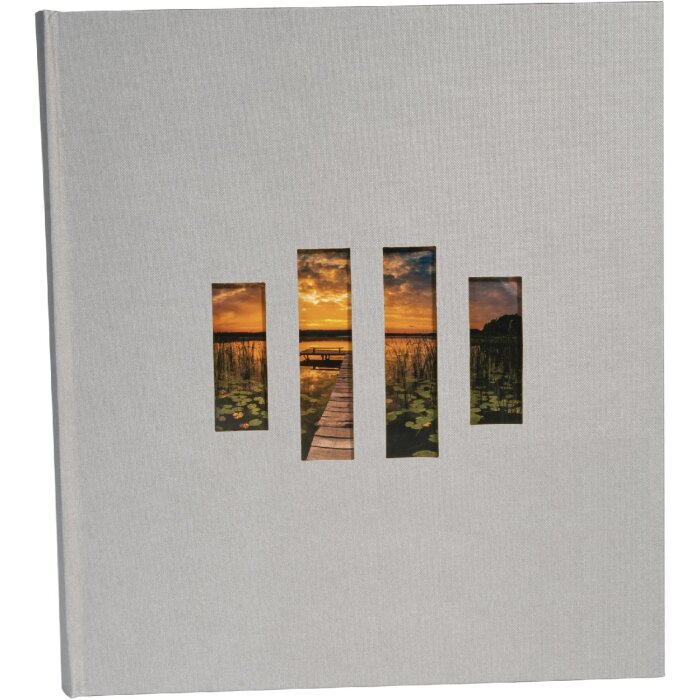 Exacompta Album photo MILANO Gris 29x32 cm 60 pages noires