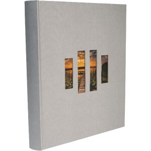 Exacompta Album photo MILANO Gris 29x32 cm 60 pages noires