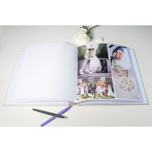 Exacompta Album photo 60 pages blanc 29x32cm motif campagne