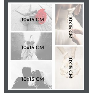 Exacompta Album photo 60 pages blanc 29x32cm motif campagne