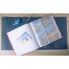 Exacompta 16152E Album photo 60 pages blanc 25x25cm Plum Violet Framboise